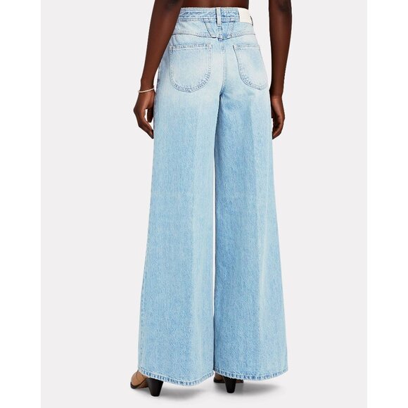 🆕 CLOSED Flared-X Wide Leg High Rise Denim Jeans 31 - Picture 6 of 13